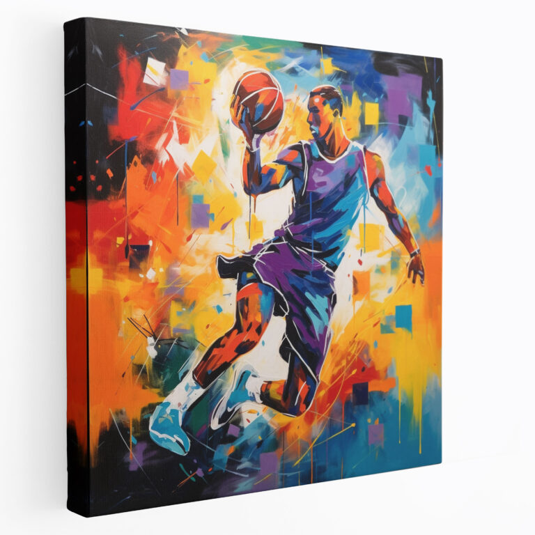 Michael Jordan Canvas Print - Micheal Jordan, Wall Art, Basketball, Wall Decoration