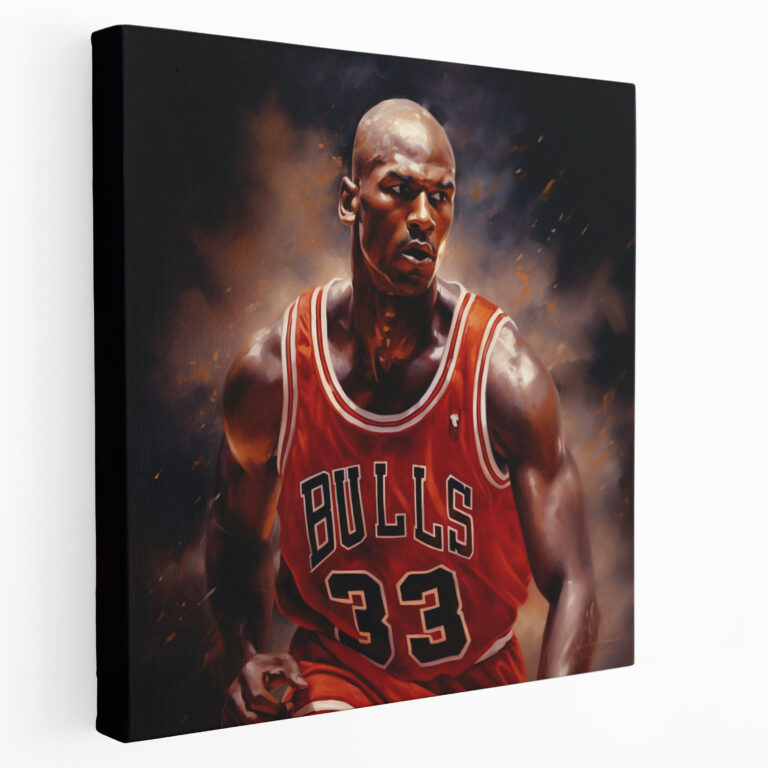 Michael Jordan Wall Art - Micheal Jordan, Canvas Print, Sports, Wall Art