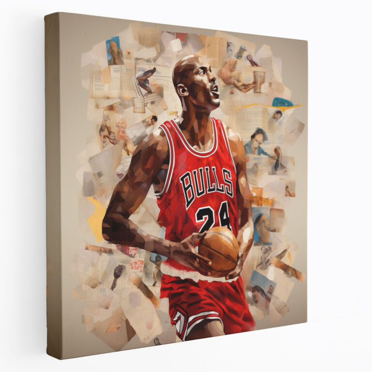 Michael Jordan Wall Decoration - Micheal Jordan, Wall Art, Canvas, Collage