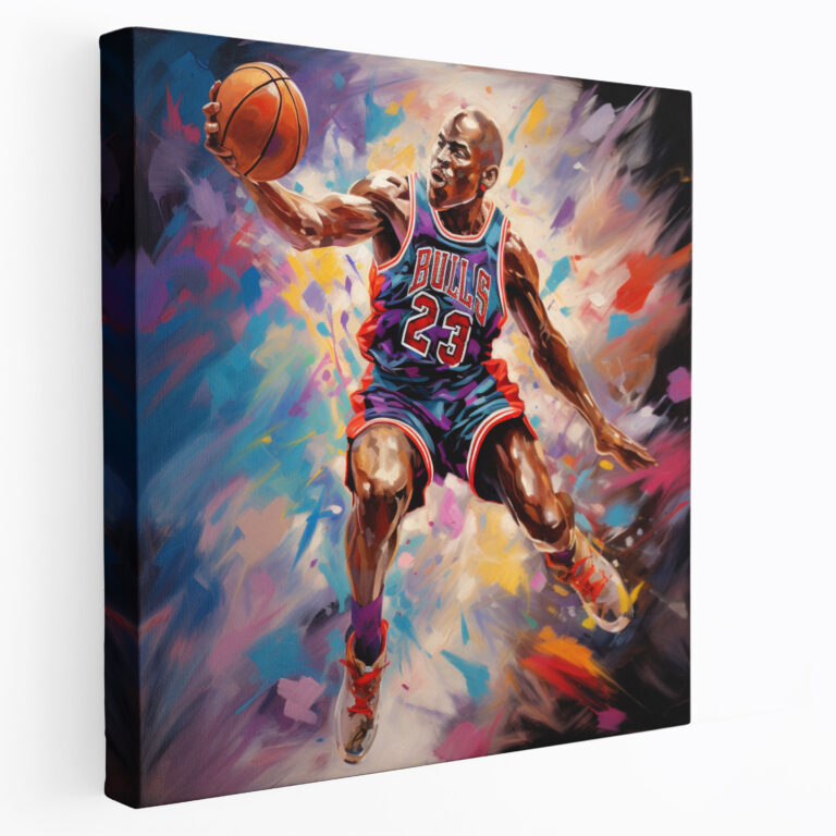 Michael Jordan Canvas Print - Micheal Jordan, Home Decoration, Sports, Basketball