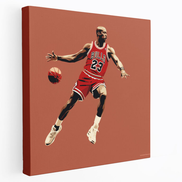 Michael Jordan Canvas Print - Micheal Jordan, Canvas Wall Art, Michael Jordan, Wall Decoration
