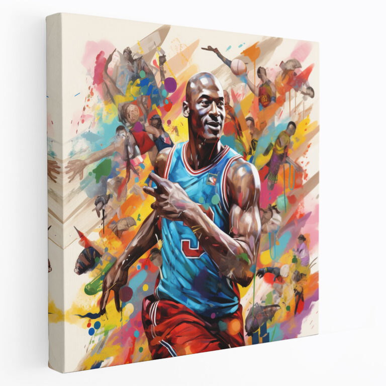 Michael Jordan Wall Art - Micheal Jordan, Michael Jordan, Canvas Print, Comic Book Elements