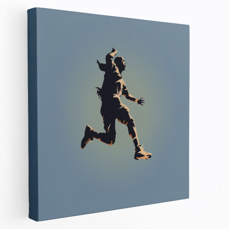 Michael Jordan Wall Art - Minimalist Silhouette - Micheal Jordan, Canvas, Minimalist, Canvas Wall Art