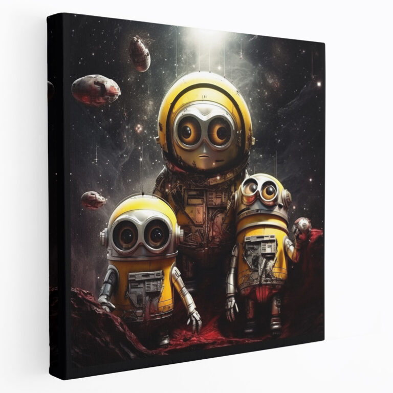 Cosmic Minions Canvas Print - Minions, Minions, Adventure, Home Decoration
