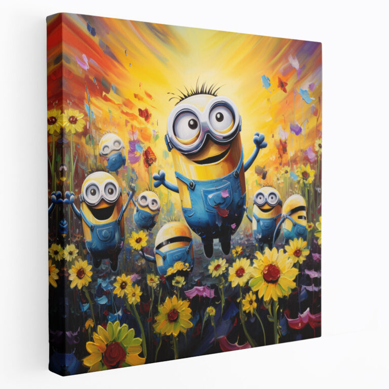Minions Canvas Print - Minions, Playful, Canvas Wall Art, Sunshine