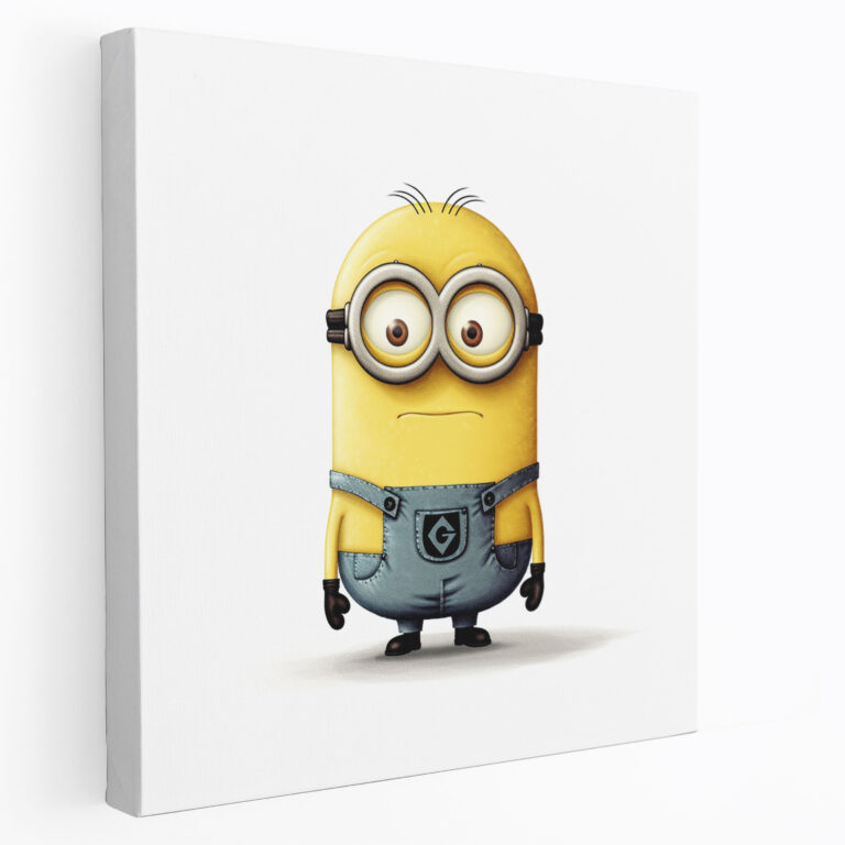 Minions Canvas Print - Minimalist Wall Art - Minions, Canvas Print, White Background, Canvas