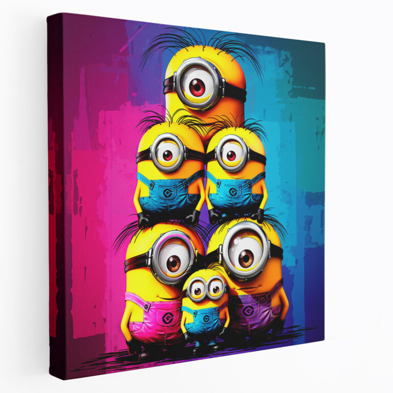 Minions Wall Art - Pop Art Stack - Minions, Pop Art, Colorful, Bright