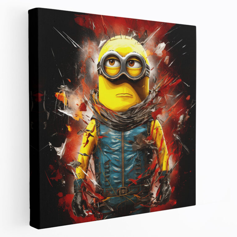 Minions Wall Art - Pop Art Style Canvas Print - Minions, Vibrant Colors, Canvas Print, Home Decoration