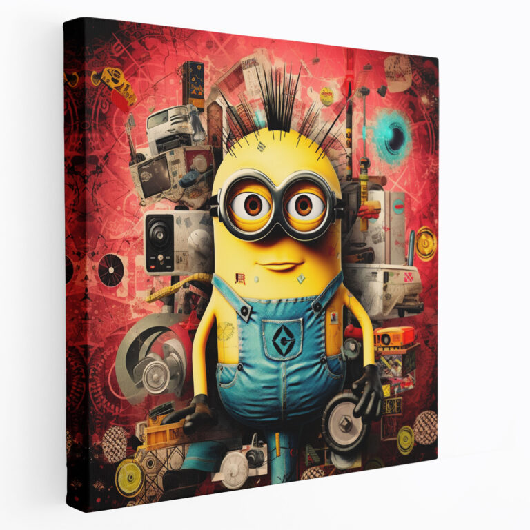 Minions Canvas Print - Collage-Style Wall Art - Minions, Wall Art, Canvas Wall Art, Home Decoration