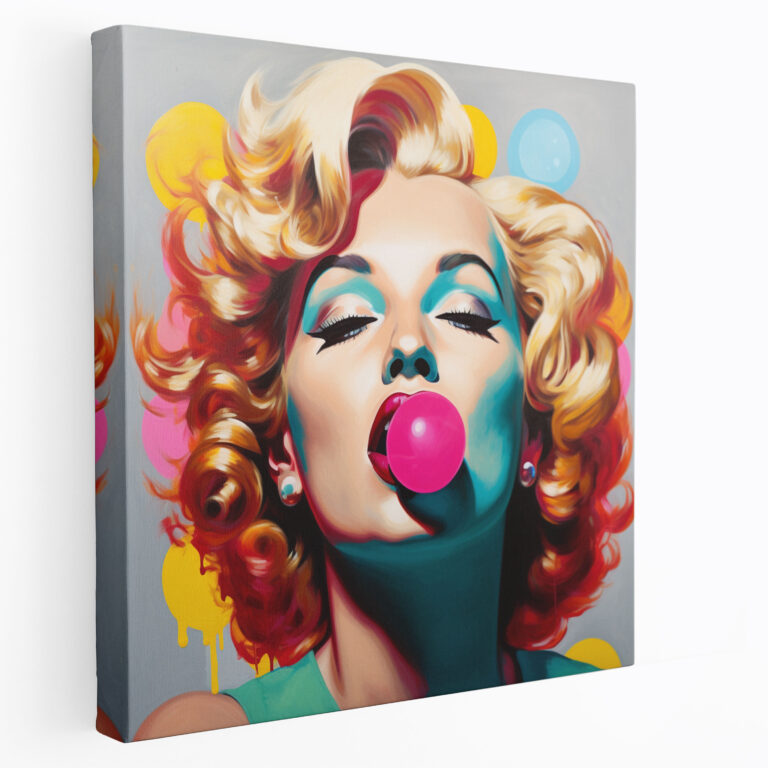 Marilyn Monroe Canvas Print - Pop Art Wall Decoration - Marilyn Monroe, Pop Art, Home Decoration, Canvas Wall Art
