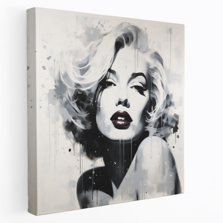 Marilyn Monroe Canvas Print - Modern Abstract Wall Art - Marilyn Monroe, Wall Art, Canvas Wall Art, Marilyn Monroe