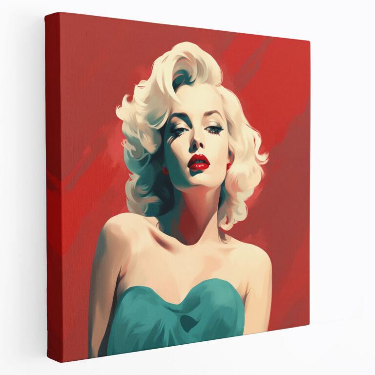 Marilyn Monroe Wall Decoration - Retro-Inspired Art Print - Marilyn Monroe, Canvas, Home Decoration, Wall Decoration