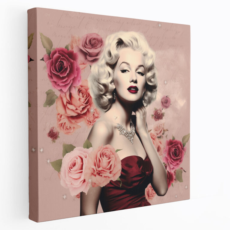 Marilyn Monroe Wall Art - Inspirational Quote Collage - Marilyn Monroe, Strength, Inspirational, Canvas