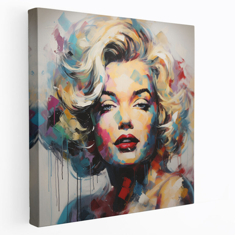 Abstract Marilyn Monroe Wall Art - Marilyn Monroe, Marilyn Monroe, Home Decoration, Vibrant Colors