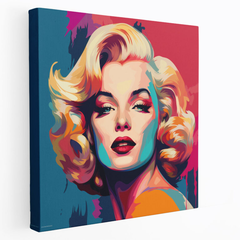 Marilyn Monroe Canvas Print - Pop Art Style Wall Art - Marilyn Monroe, Canvas Print, Pop Art, Wall Art