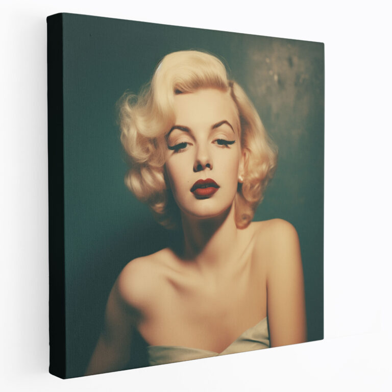 Vintage Marilyn Monroe Canvas Print: Polaroid Wall Art - Marilyn Monroe, Home Decoration, Wall Decoration, Canvas Print