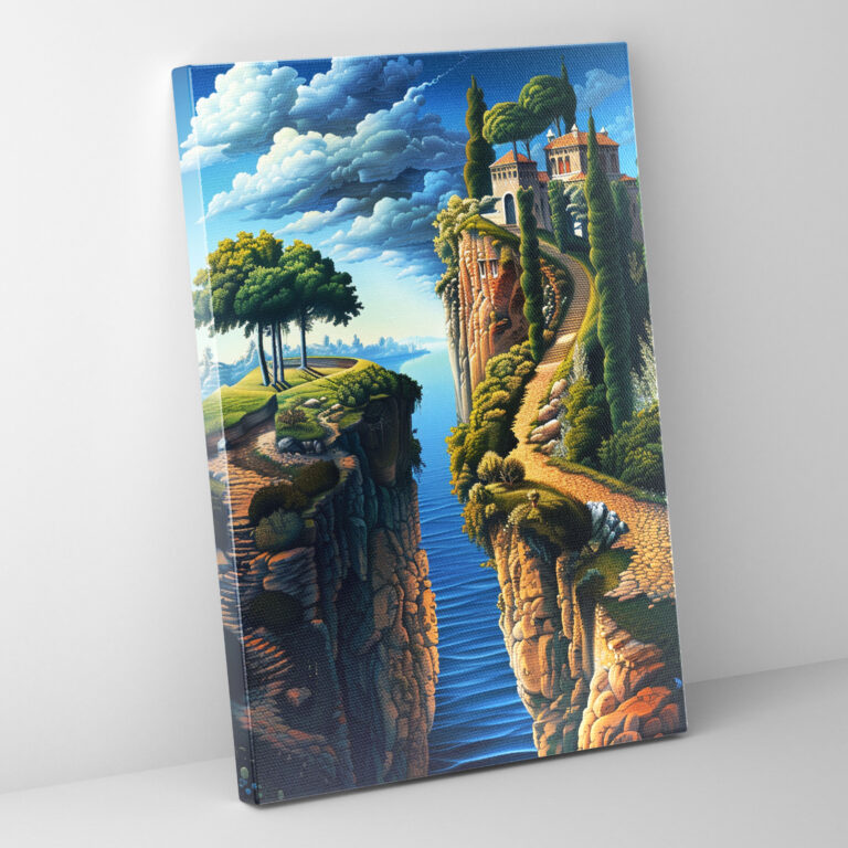 Twisted Landscapes Wall Art - Mannerism, Wall Art, Canvas Wall Art, Wall Decoration