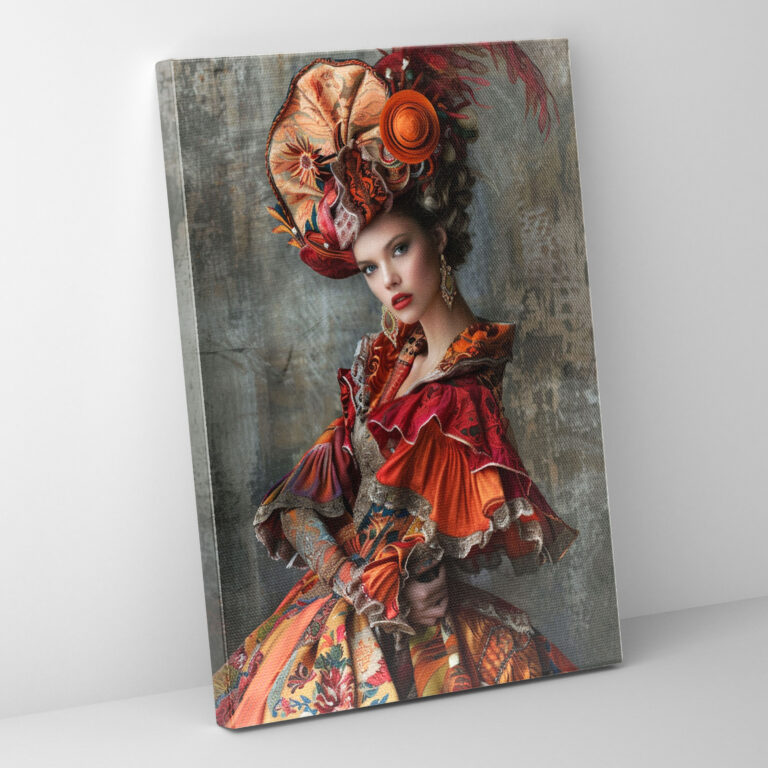 Ornate Poses Canvas Print - Mannerism, Wall Decoration, Home Decoration, Wall Art