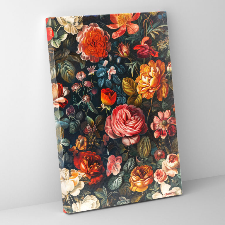 Mannerism Floral Canvas Print - Mannerism, Canvas, Mannerism, Canvas Print