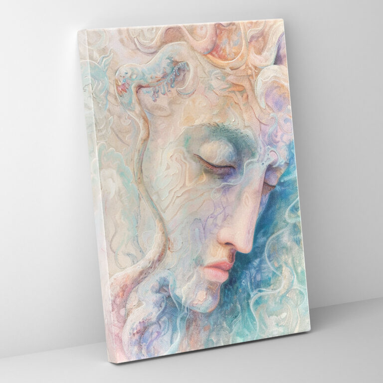 Mannerism Pastel Canvas Print - Mannerism, Canvas, Canvas Wall Art, Home Decoration