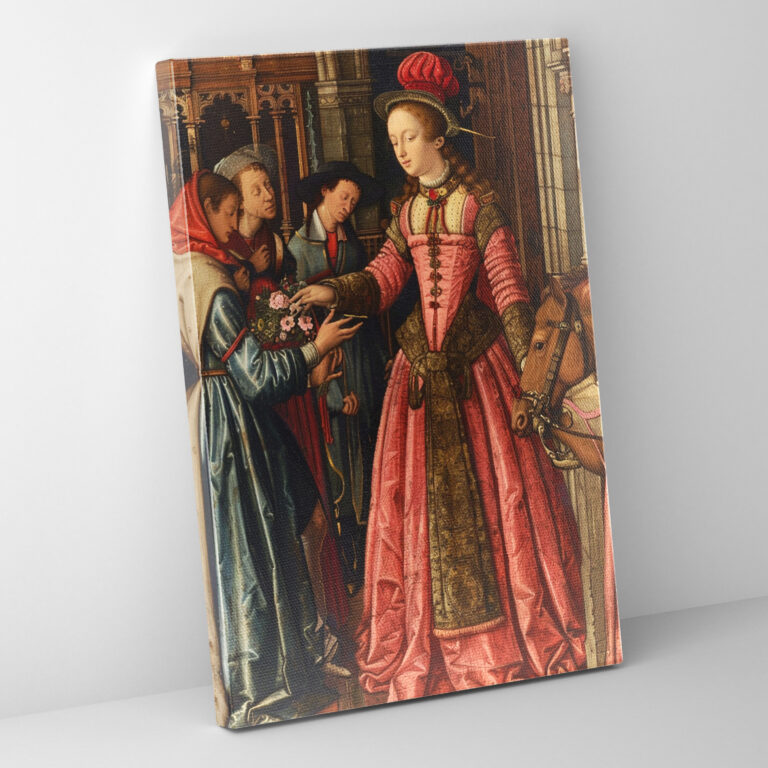 Courtly Scenes Mannerism Wall Art - Mannerism, Canvas, Wall Art, Wall Decoration