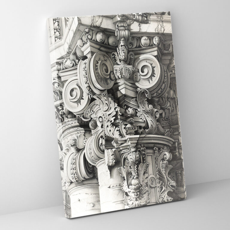 Ornate Patterns Mannerism Wall Art - Mannerism, Home Decoration, Mannerism, Canvas