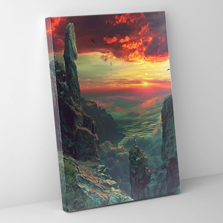 Mannerism Sunset Canvas Print - Mannerism, Canvas Wall Art, Wall Decoration, Wall Art