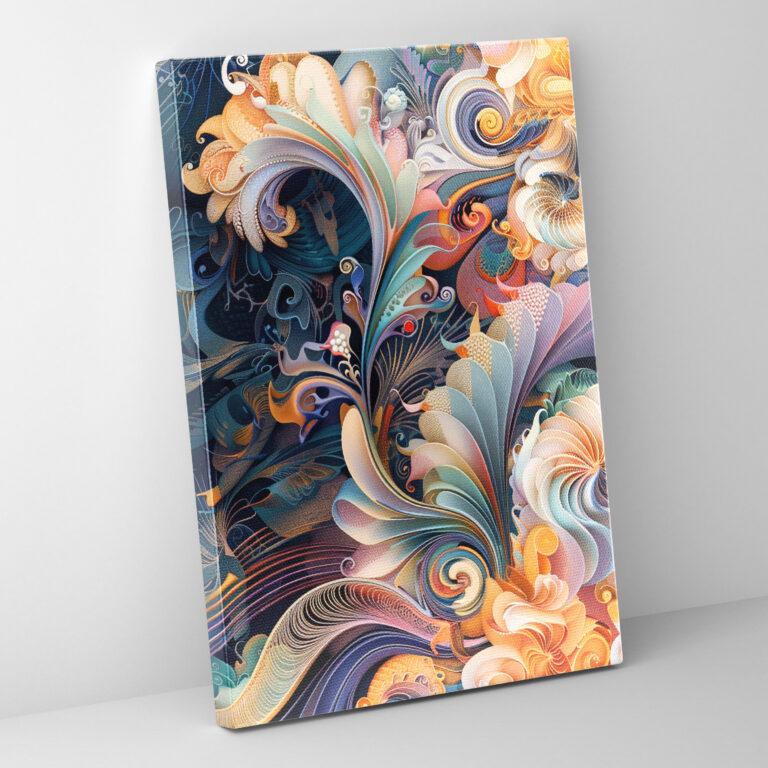 Swirling Mannerism Wall Art - Mannerism, Mannerism, Canvas, Home Decoration
