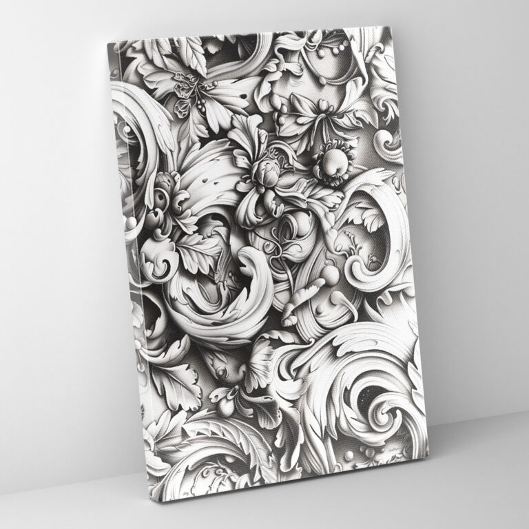 Mannerism Wall Art - Flowing Details - Mannerism, Wall Art, Canvas, Mannerism