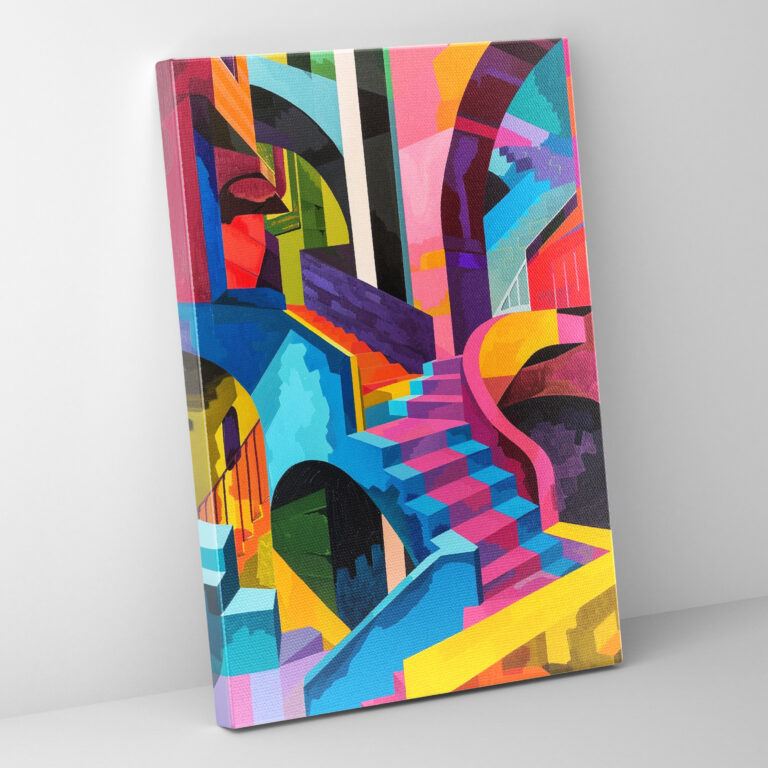 Vibrant Mannerism Wall Decoration - Mannerism, Canvas, Wall Decoration, Home Decoration