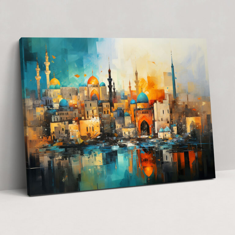 Contemporary Mosque Wall Art - Mosque, Mosque, Contemporary, Painting