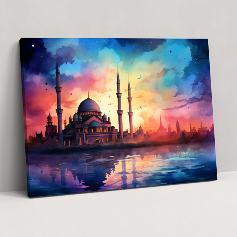 Mosque Wall Art - Mosque, Serene Atmosphere, Mosque, Sunset