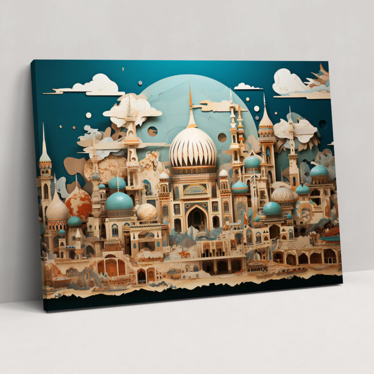Cultural Diversity Canvas Print - Mosque, Cultural Diversity, Wall Art, Canvas