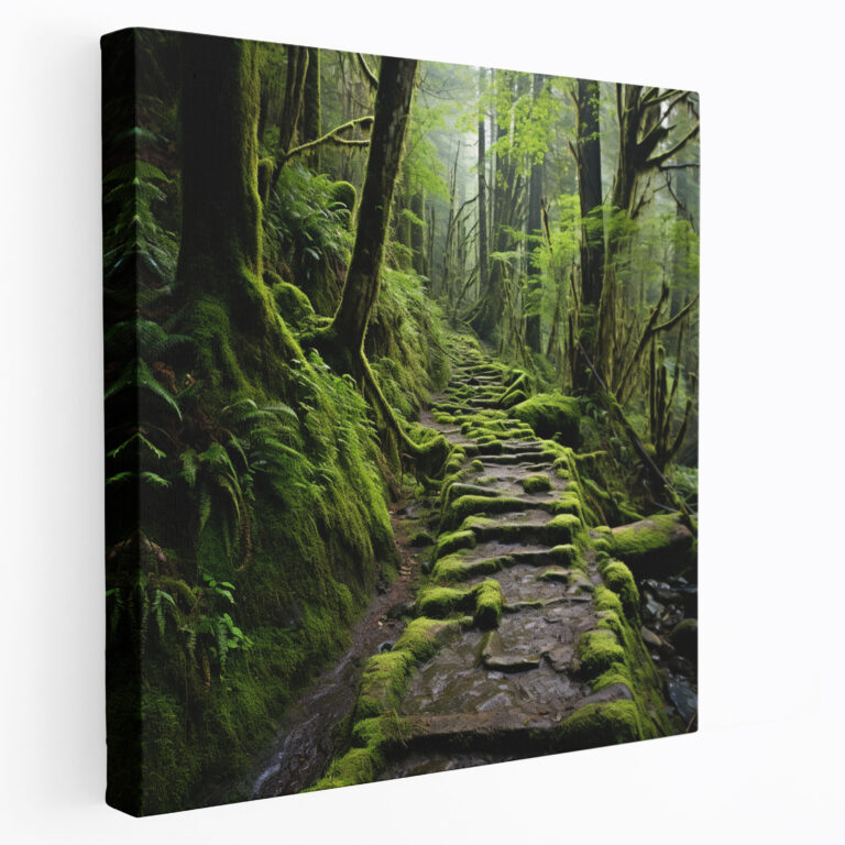 Moss Wall Decoration - Moss, Nature's Wonders, Canvas, Home Decoration