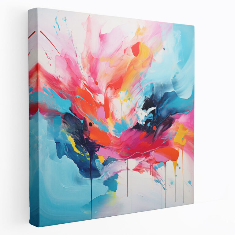 Motivational Canvas Wall Art - Abstract Resilience And Determination - Motivational, Wall Decoration, Determination, Resilience