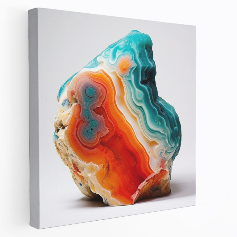 Marble Wall Decoration - Vibrant Colors - Marble, Canvas, Home Decoration, Canvas Wall Art