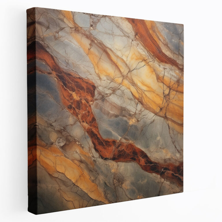 Marble Wall Art - Majestic Earthy Texture - Marble, Impressive, Home Decoration, Canvas Wall Art