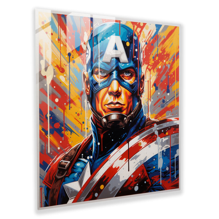 Striking Glass Pop Art