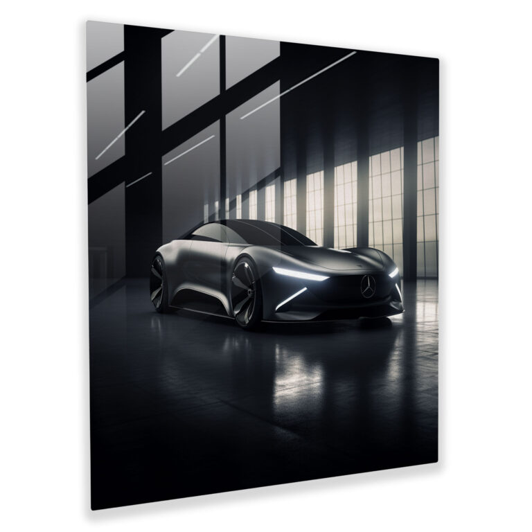 Mercedes Glass Print - Mercedes, Mercedes, Home Decoration, Modern Art