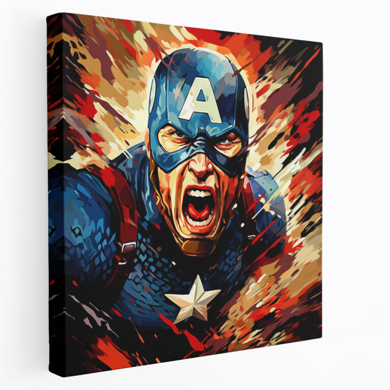 Marvel Pop Art Canvas Print - Marvel, Marvel, Wall Decoration, Canvas Wall Art