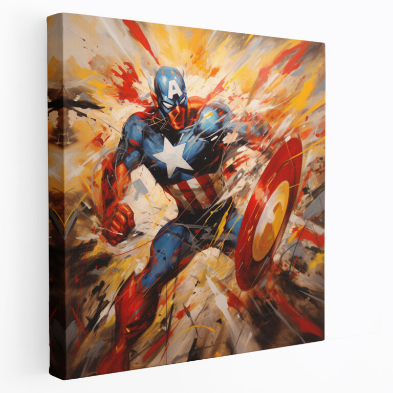 Marvel Canvas Print - Abstract Expressionism - Marvel, Canvas Print, Canvas, Canvas Wall Art