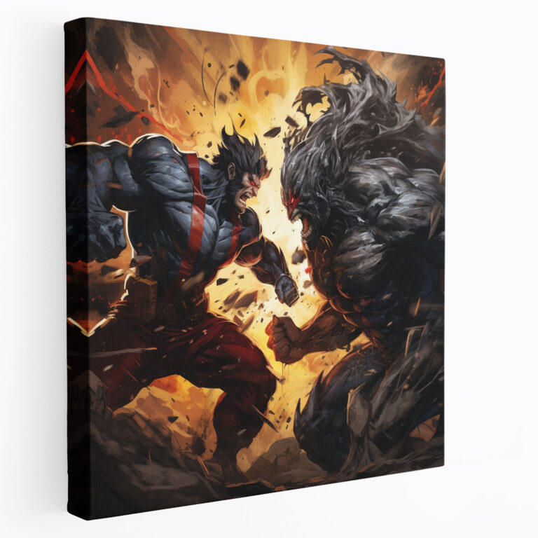 Marvel Wall Art - Comic-Style Superhero Canvas Print - Marvel, Canvas, Wall Decoration, Marvel