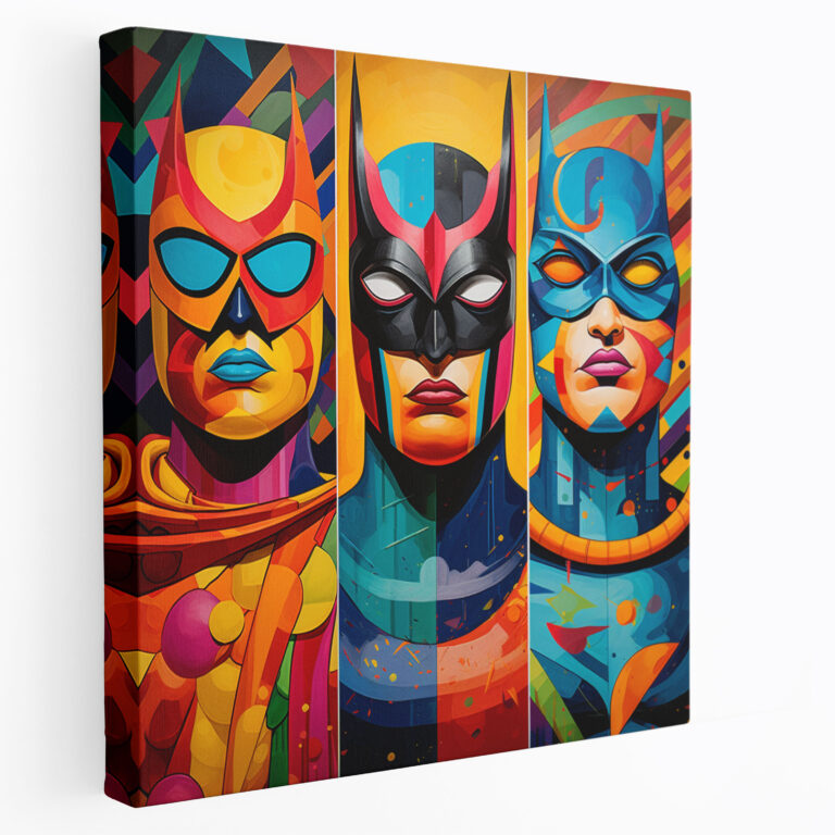 Marvel Canvas Print - Abstract Superhero Art - Marvel, Dynamic Patterns, Home Decoration, Wall Art