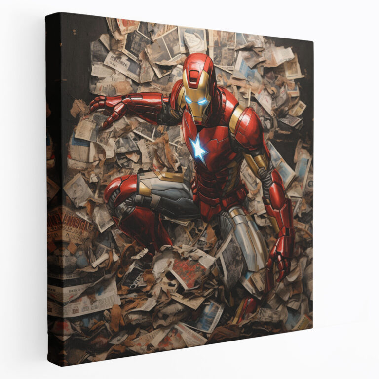 Marvel Wall Art - Comic Book Collage - Marvel, Collage, Canvas, Wall Art