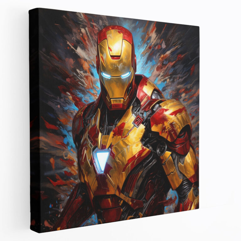 Marvel Abstract Wall Decoration - Marvel, Wall Art, Wall Decoration, Iron Man