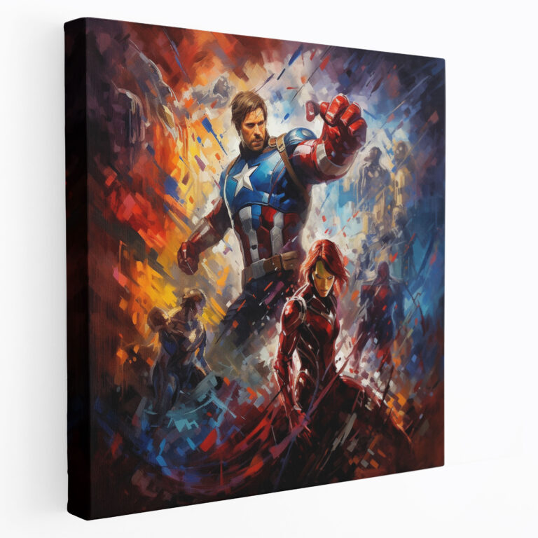 Marvel Wall Art - Marvel, Abstract Art, Wall Art, Home Decoration