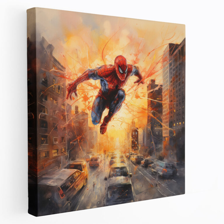 Marvel Spider-Man Canvas Print - Marvel, Marvel, Wall Decoration, New York City
