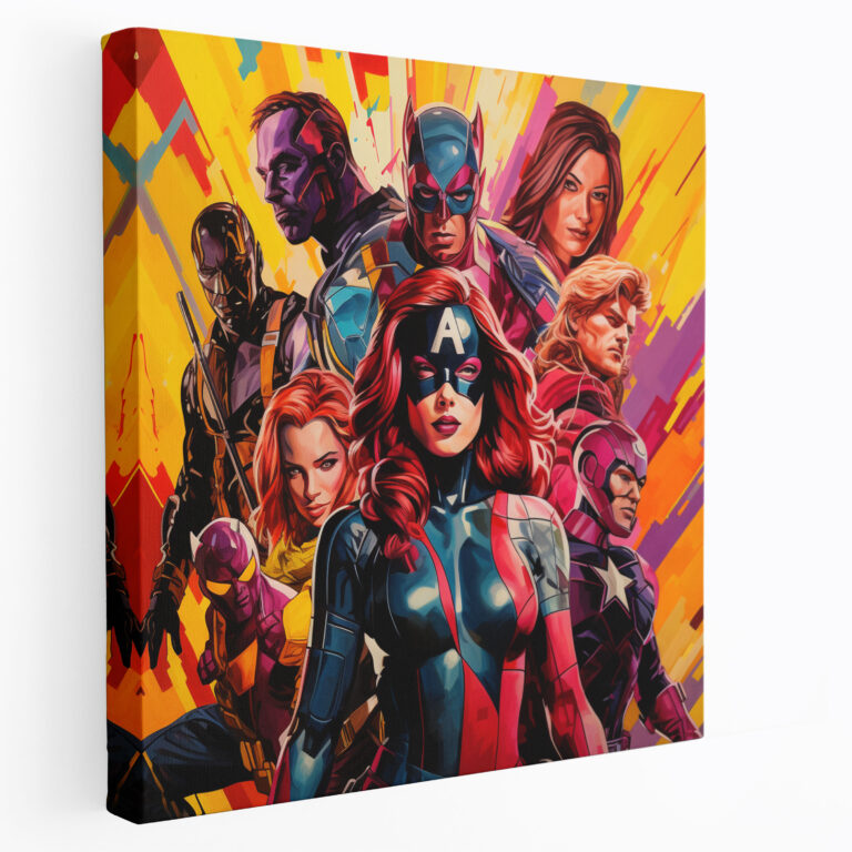 Marvel Superheroes Wall Art - Marvel, Wall Art, Canvas, Bright Colors