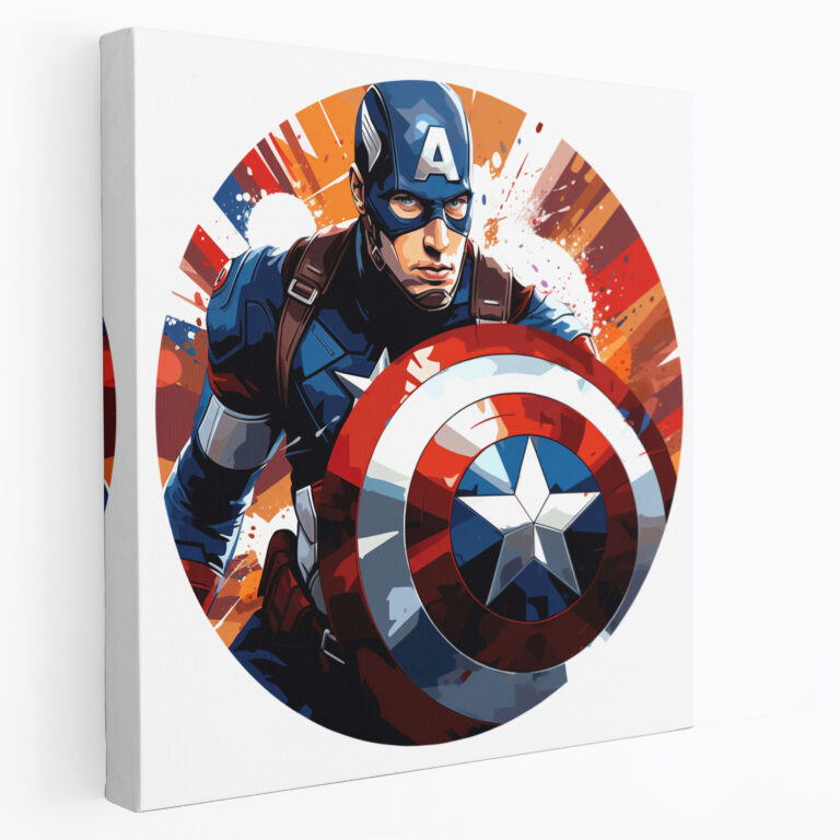 Marvel Canvas Print - Pop Art Style - Marvel, Marvel, Captain America, Home Decoration