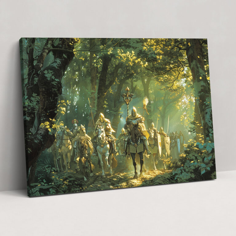Arthurian Mythology Wall Decoration - Mythology, Canvas Wall Art, Wall Decoration, Home Decoration